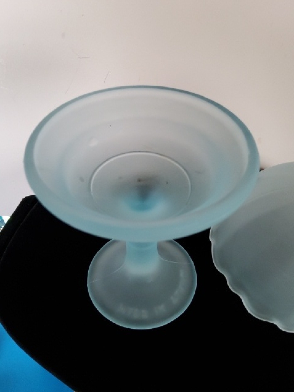 Vintage Made In Taiwan Light Blue Fairy Lamp. - Picture 3 of 8